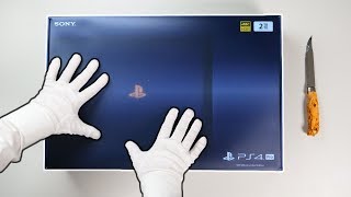 PS4 Pro quot500 MILLIONquot Limited Edition Unboxing 2TB Playstation 4 Console [upl. by Hurley559]