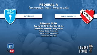 Gutiérrez vs Independiente de Chivilcoy Partido de vuelta [upl. by Boucher]