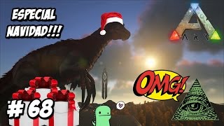 ESPECIAL NAVIDAD ARK REGALOS THERIZINOEL Y NUEVOS DINOSAURIOS  ARK 2 mod serie 68  Español HD [upl. by Inalel]