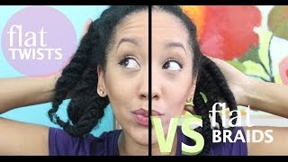 Flat Twists vs Flat Braids [upl. by Yereffej]