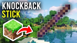 How To Get Knockback Stick In Minecraft  Full Guide [upl. by Ojibbob]