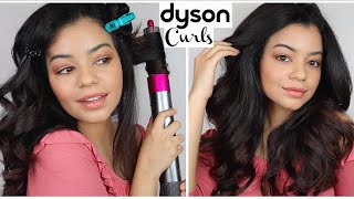 DYSON AIRWRAP CURLS ON LONG HAIR [upl. by Ihp]