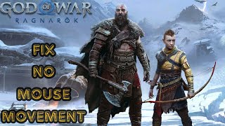 God of War Ragnarok  No Mouse Movement Fix  Easy Solution for PC Players [upl. by Alleras]