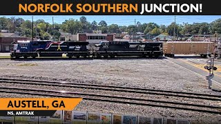 Austell Georgia USA  Virtual Railfan LIVE [upl. by Iturhs261]