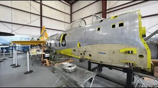 CAF P47N Thunderbolt – Restoration Update – Spring 2023 [upl. by Eelrefinnej395]