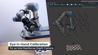 Eye in Hand Calibration for an Intel RealSense Depth Camera [upl. by Siobhan444]