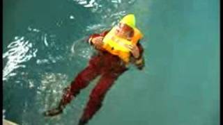 Lifejacket Test by PBO Crewsaver Crewfit Standard [upl. by Dalenna]