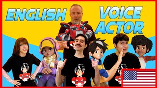 The English Voice Actors of Mechamato Revealed  Mechamato  Cartoon Network [upl. by Nema532]