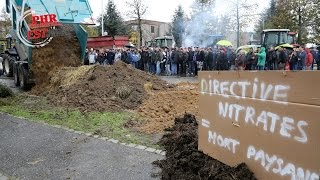 Les agriculteurs alsaciens mobilisés [upl. by Eadie]