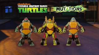 TMNT Mutations Twist amp Mutate Figures to Vehicles Instructional [upl. by Cronin]