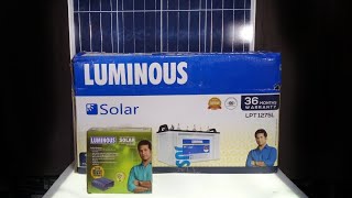 Solar Setup For Home  Solar Charge controller  Solar Battery  Solar Panel  Luminous Solar System [upl. by Cinimod878]