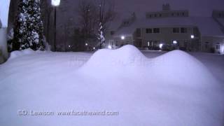 Feb 8 2013 NorEaster  Timelapse [upl. by Enyleve]