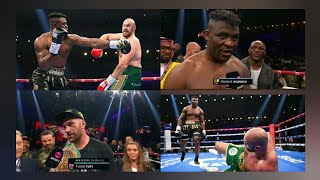 Polémique La reaction de Francis Nganou et Tyson Fury après leur Combat polémique [upl. by Bennion]