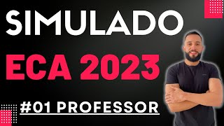 Simulado ECA Atualizado 2023  QUESTÕES DE CONCURSOS PARA PROFESSORES [upl. by Nisaj613]