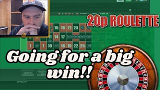 Big 20p Roulette Session ad casino roulette gambling fobt bigwin slots [upl. by Anhsirk]