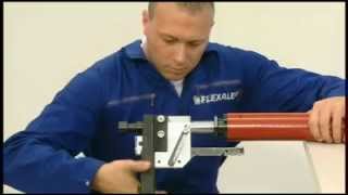 Flexalen PB Pipe  removing red oxygen barrier [upl. by Nava]