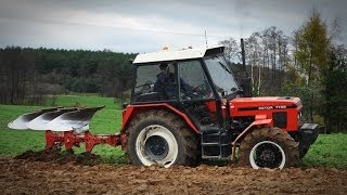 Zetor 7745  Kverneland Orka zimowa 2013 [upl. by Blynn]