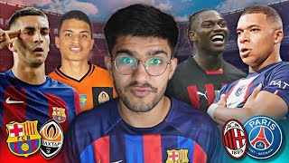 Barcelona vs Shakhtar Donetsk  PSG vs AC Milan  CHAMPIONS LEAGUE WATCHALONG [upl. by Llednor]