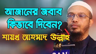 আজানের জবাব দেওয়ার নিয়ম শায়খ আহমাদ উল্লাহ্ মাদানী ahmad ullah madani bangla waz azaner jobab deya [upl. by Noinatrad986]