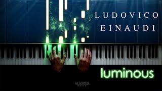 LUDOVICO EINAUDI  Luminous 2021  Piano Sheets [upl. by Aubrie]