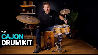 CAJON DRUM KIT  Cajon with Pedal Shaker Cymbals Snare and more [upl. by Emmalyn]