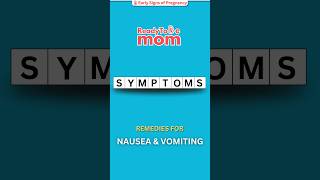 Early Pregnancy Symptoms Nausea amp Vomiting Explained Readytobemom [upl. by Feil474]