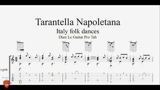 Tarantella Napoletana  Guitar Tabs [upl. by Lula]