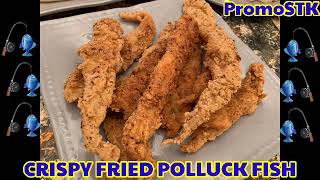 CRISPY FRIED POLLOCK FISH [upl. by Melamie416]