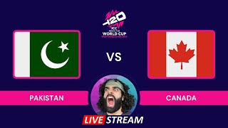 Pakistan vs Canada  T20 World Cup LIVE [upl. by Elnora]