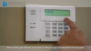 How to Add Delete and Modify Zones on your Honeywell 6160 Alarm Keypad [upl. by Ativel]