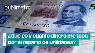 ¿Qué es y cuánto dinero me toca por el reparto de UTILIDADES [upl. by Atnahs]