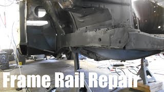 Passenger Side Front Frame Rail Repair  015 [upl. by Ludovick]