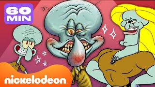 Bob Esponja  ¡Calamardo tiene un nuevo trabajo 🚌  Bob Esponja en Español [upl. by Rimidalg]