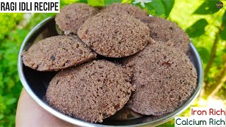 Ragi Idli Recipe In 15 Minutes  Instant Ragi Idli Recipe  Finger Millet Idli  Healthy Breakfast [upl. by Odlanier]