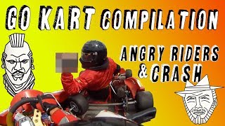 Go kart crash amp angry riders compilation 😡 7 [upl. by Nueormahc]