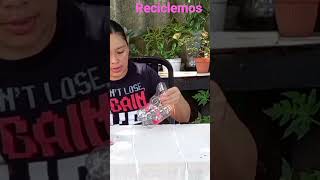 MACETAS colgantes con BOTELLAS plasticas [upl. by Fortunio]