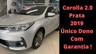 Corolla XEi 2019 Preço  e detalhes deste Carro Seminovo a venda TOYOTA COROLLA 2019 PREÇO [upl. by Aztinaj204]