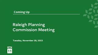 Raleigh Planning Commission  November 28 2023 [upl. by Jerad]