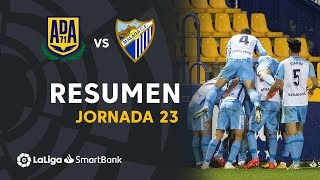 Resumen de AD Alcorcón vs Málaga CF 01 [upl. by Eibrik633]