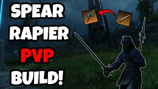 New World SpearRapier PvP Build [upl. by Nyllek]