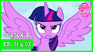 S4  Ep 01 amp 02  Princess Twilight Sparkle  My Little Pony Friendship Is Magic HD [upl. by Oemac]