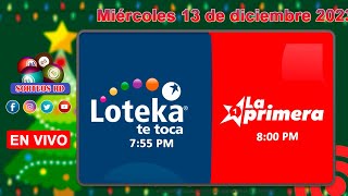 Loteka y la Primera en vivo 🎰 │Miércoles 13 de diciembre 2023– 755 PM [upl. by Eceined166]