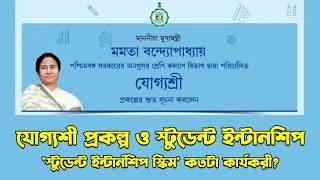 WB JOGGOSHREE SCHEME amp STUDENT INTERNSHIP SCHEME  How to Apply।Eligibility Criteria All details। [upl. by Akzseinga]