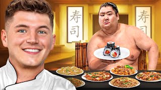 Cooking For The World’s Heaviest Sumo Wrestler 600 LBS [upl. by Sedruol]