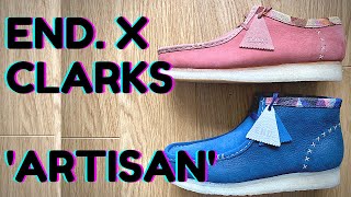 Wallabees Clarks x END Artisan BOTH PAIRS Review  ON FOOT 👏🏾 clarks wallabee onfeet [upl. by Eirojam]