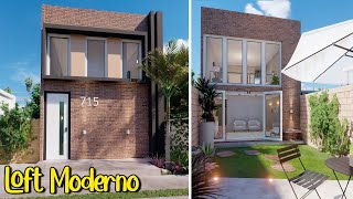 Plano de Loft Moderno  Modern Loft [upl. by Muna708]