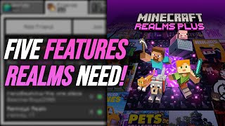 Five Features Minecraft Realms Desperately NEED [upl. by Kath]