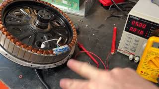 Brushless Motor Hall Sensor Testing [upl. by Aliuqat]