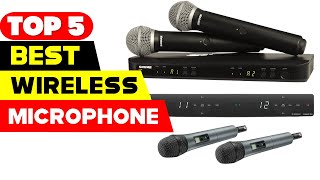 Top 5 Best Wireless Microphone Reviews of 2023 [upl. by Ydnab]