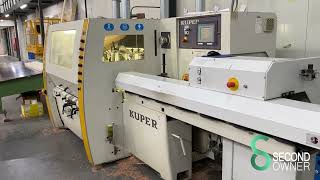 HOU2573 Four sided planer Kuper SWT 23 XL 5R including output table 10 [upl. by Cohlier]